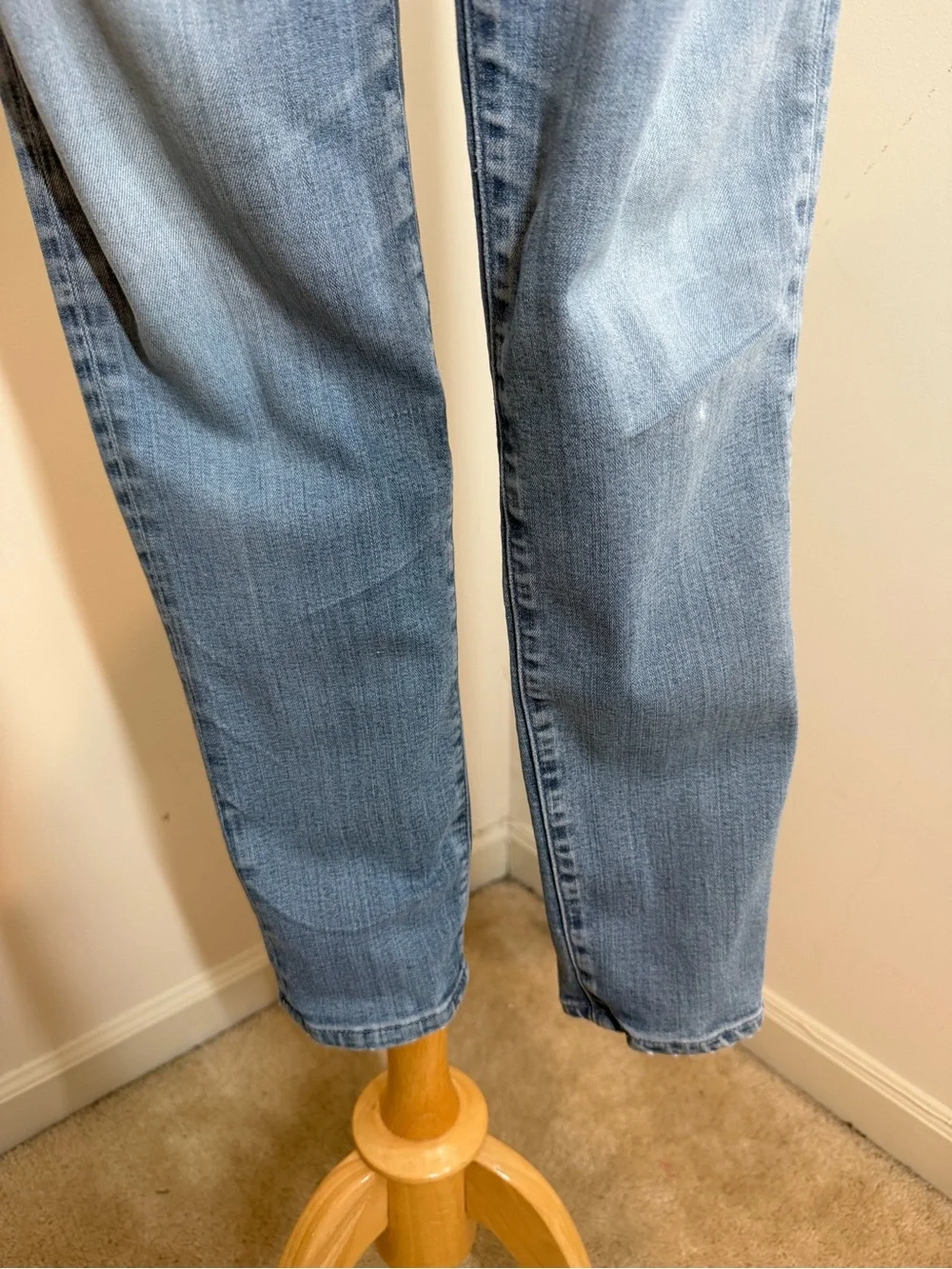 Adriano Goldschmidt AG The Farrah -SZ 29-High Rise Skinny Crop Blue Denim Jeans